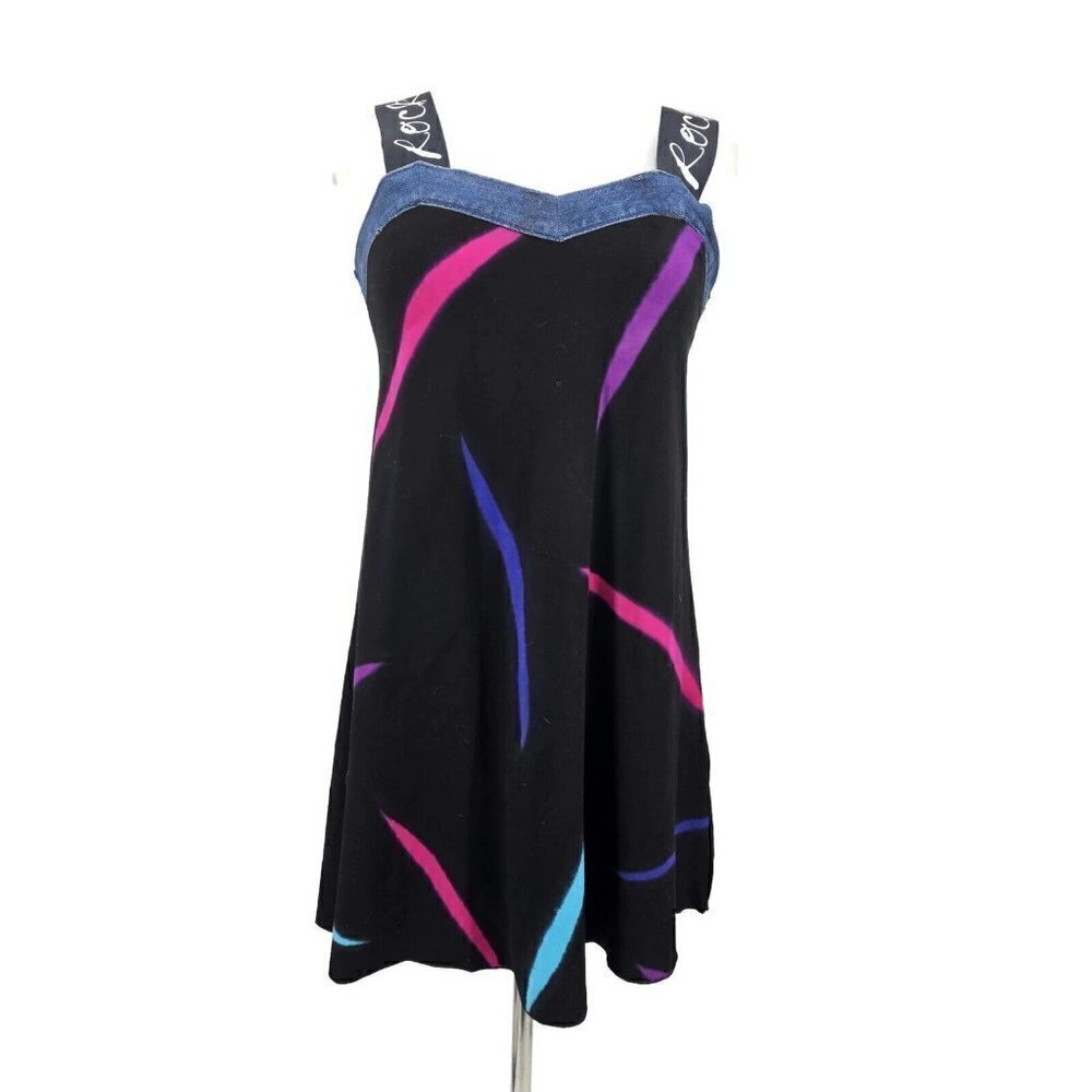 Rock N Karma Mini Dress Womens XS Black Sleeveless